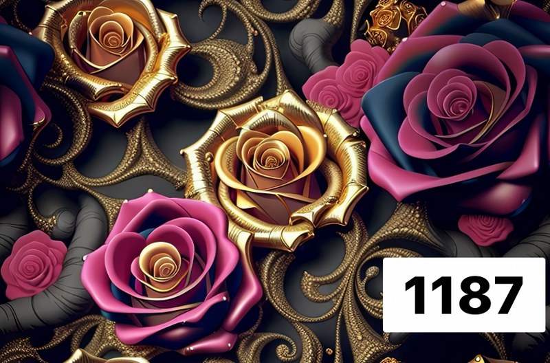 รหัสลายผ้า 1187