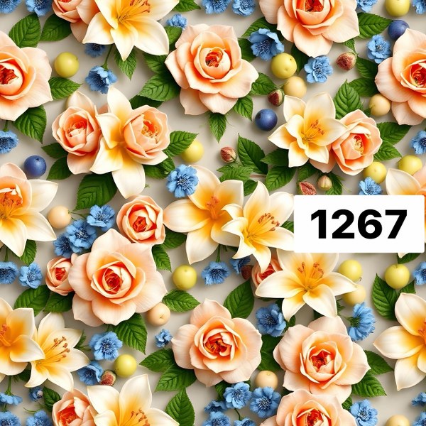 รหัสลายผ้า 1267