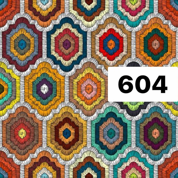 รหัสลายผ้า 604