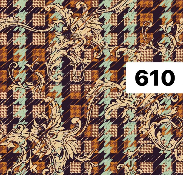 รหัสลายผ้า 610