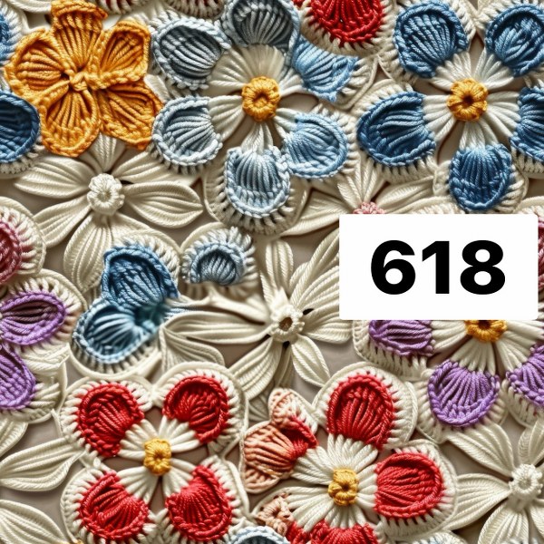รหัสลายผ้า 618