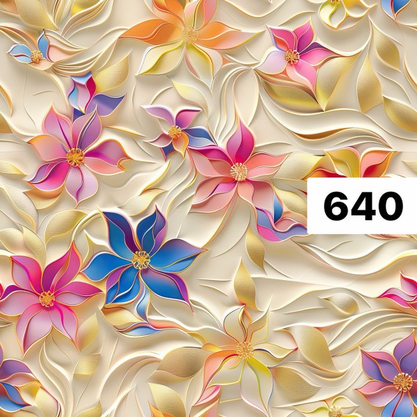 รหัสลายผ้า 640