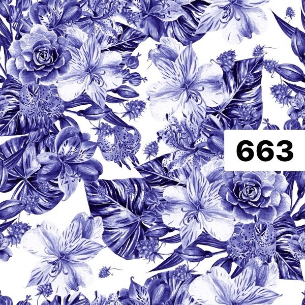 รหัสลายผ้า 663