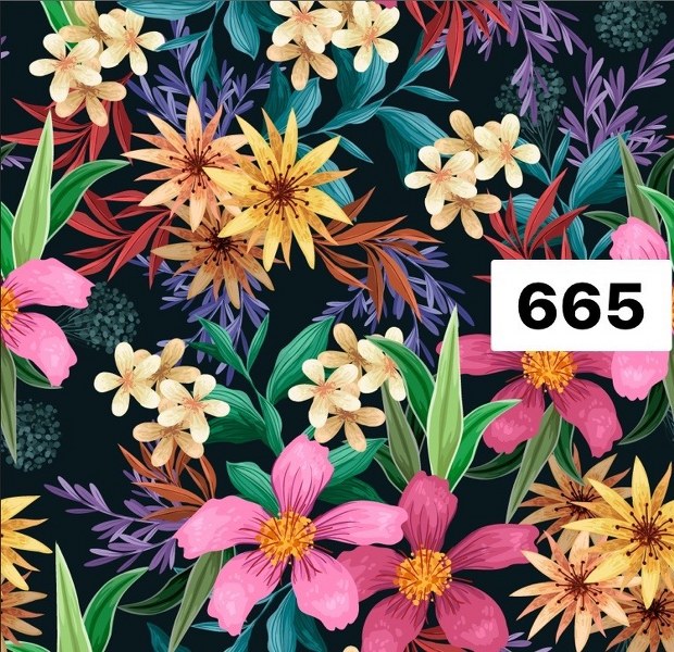 รหัสลายผ้า 665