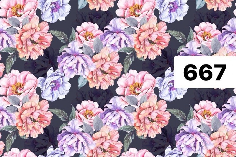 รหัสลายผ้า 667
