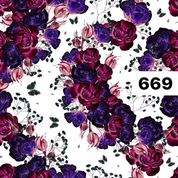 รหัสลายผ้า 669