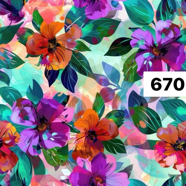 รหัสลายผ้า 670
