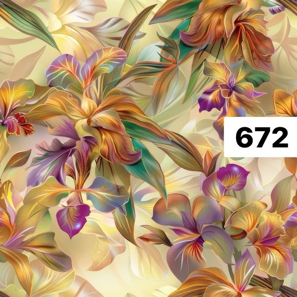 รหัสลายผ้า 672