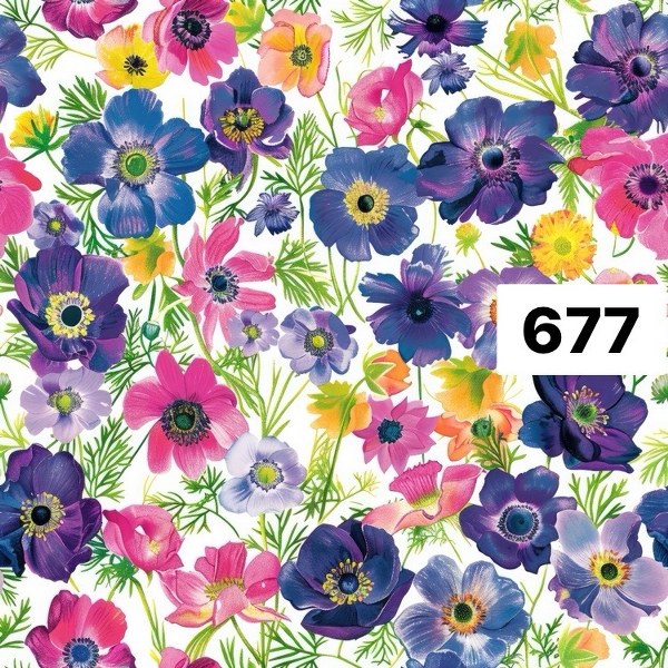 รหัสลายผ้า 677