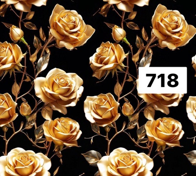 รหัสลายผ้า 718