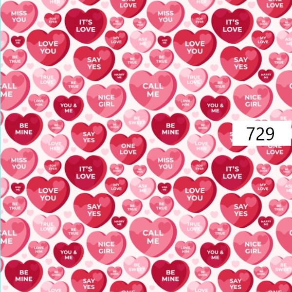 รหัสลายผ้า 729