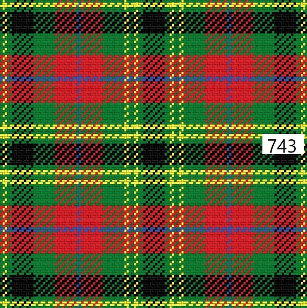รหัสลายผ้า 743