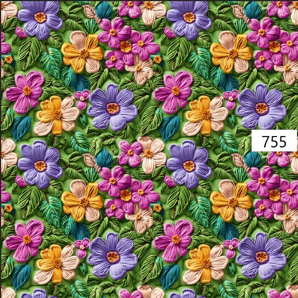 รหัสลายผ้า 755