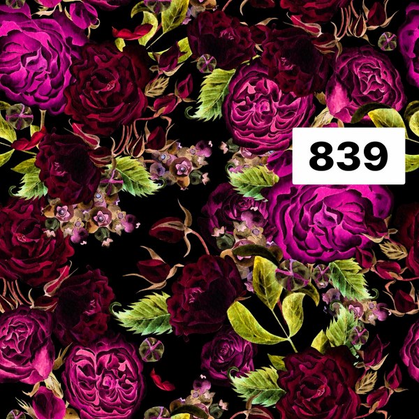 รหัสลายผ้า 839
