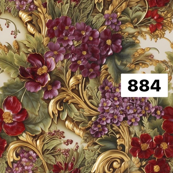 รหัสลายผ้า 884